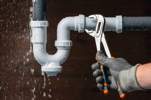 Professional Drain Cleaning technician working in Medford, MA